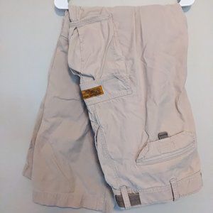 Abercrombie and Fitch Paratroops Men XL Cargo Pants Convertible Shorts Belt